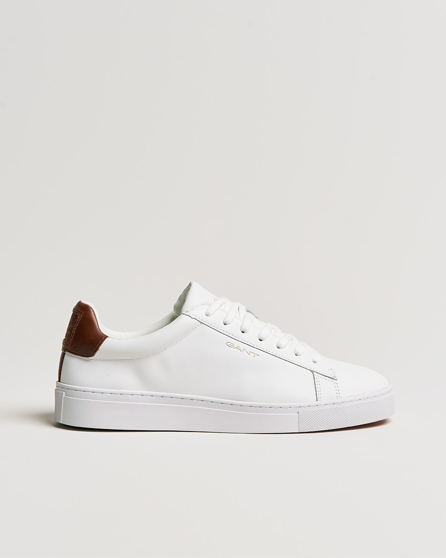 Herre | GANT Mc Julien Sneaker Bright White/Cognac | GANT | Mc Julien Sneaker Bright White/Cognac