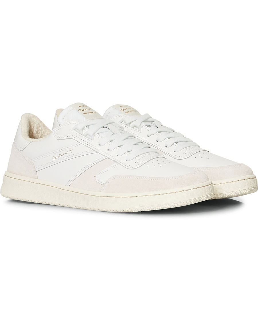 Herre | GANT Goodpal Sneaker White/Sand Suede | GANT | Goodpal Sneaker White/Sand Suede