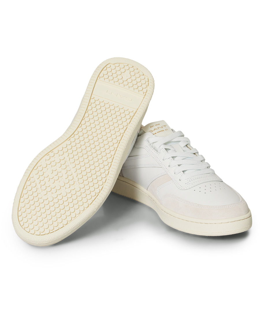 Herre | GANT Goodpal Sneaker White/Sand Suede | GANT | Goodpal Sneaker White/Sand Suede