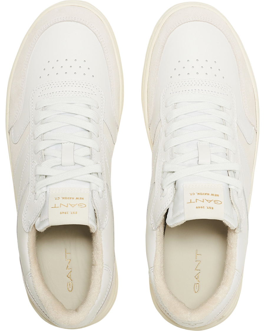 Herre | GANT Goodpal Sneaker White/Sand Suede | GANT | Goodpal Sneaker White/Sand Suede