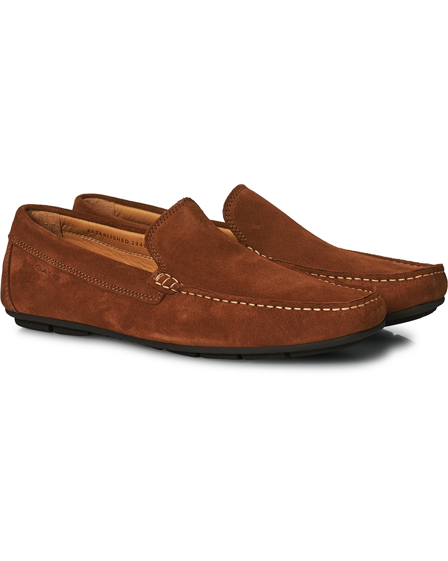 Herre | GANT Mc Bay Car Shoe Cognac Suede | GANT | Mc Bay Car Shoe Cognac Suede