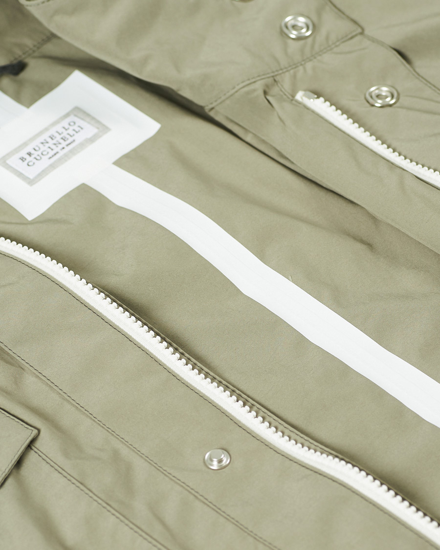 Herre | Jakker | Brunello Cucinelli | Unlined Field Jacket Olive