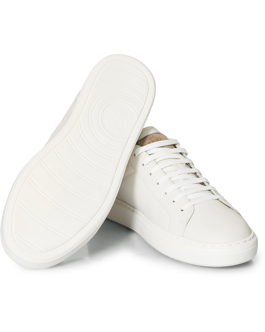Herre | Brunello Cucinelli Plain Sneaker White Calf | Brunello Cucinelli | Plain Sneaker White Calf