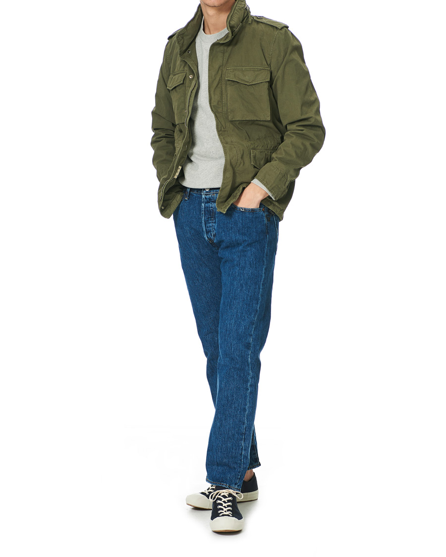 Herre | Jakker | Aspesi | Cotton Field Jacket Army Green