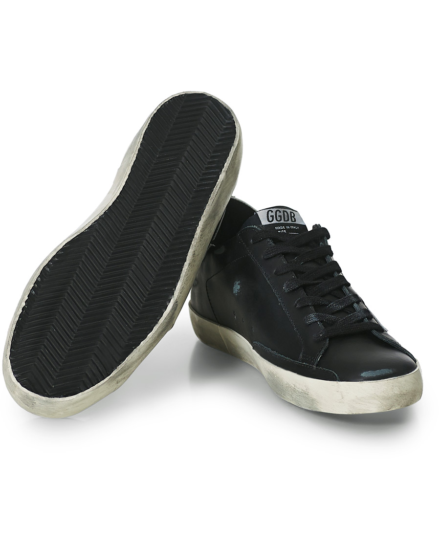 Herre | Golden Goose Deluxe Brand Super-Star Sneakers Black/White | Golden Goose | Deluxe Brand Super-Star Sneakers Black/White