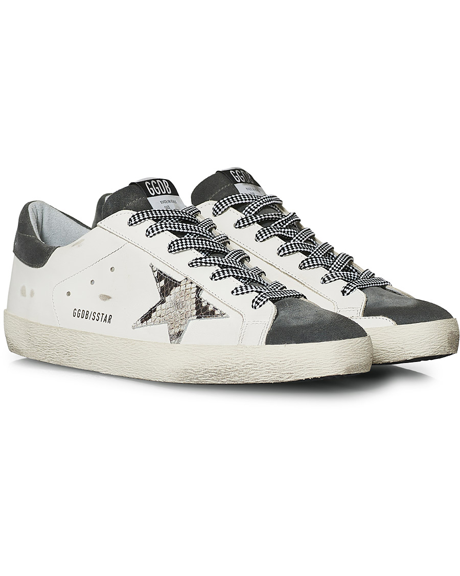 Herre | Golden Goose Deluxe Brand Super-Star Sneakers Black/White | Golden Goose | Deluxe Brand Super-Star Sneakers Black/White