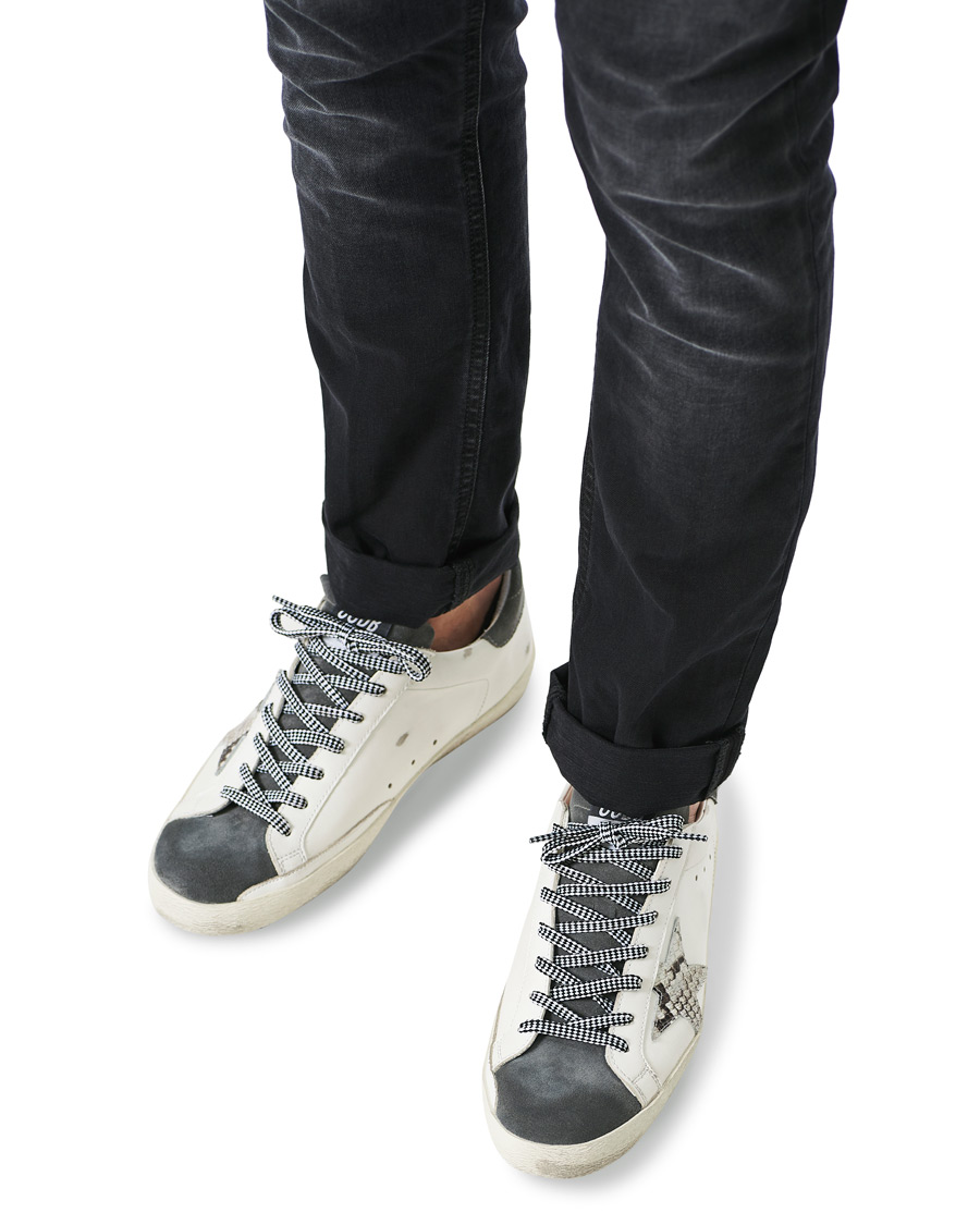 Herre | Golden Goose Deluxe Brand Super-Star Sneakers Black/White | Golden Goose | Deluxe Brand Super-Star Sneakers Black/White