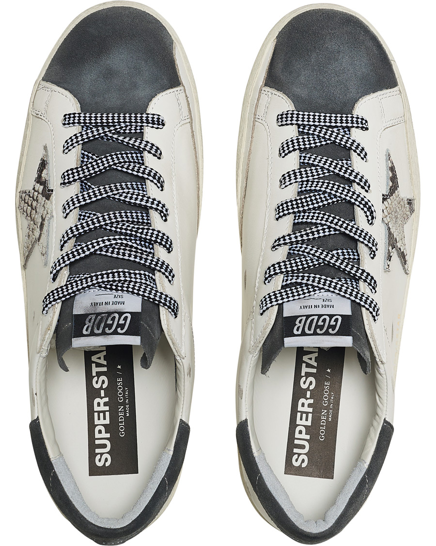 Herre | Golden Goose Deluxe Brand Super-Star Sneakers Black/White | Golden Goose | Deluxe Brand Super-Star Sneakers Black/White