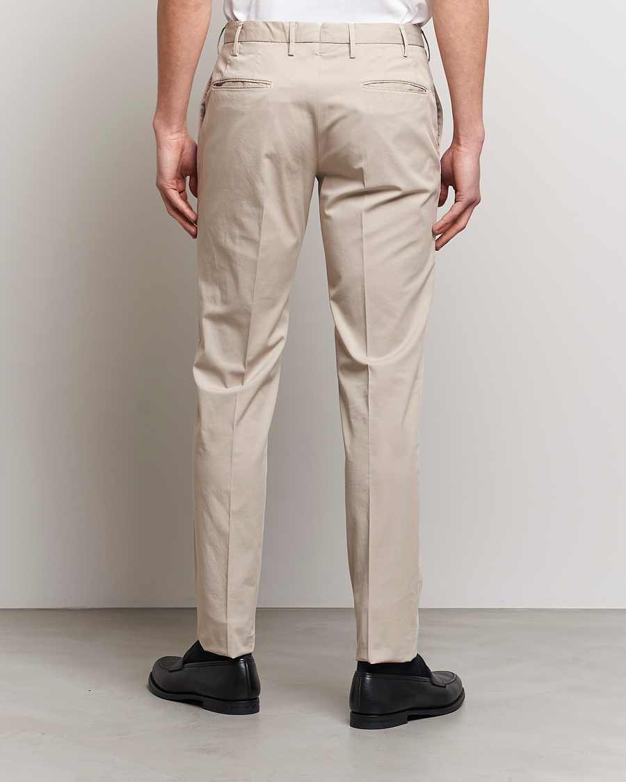 Herre | Bukser | Incotex | Slim Fit Comfort Chinos Light Grey
