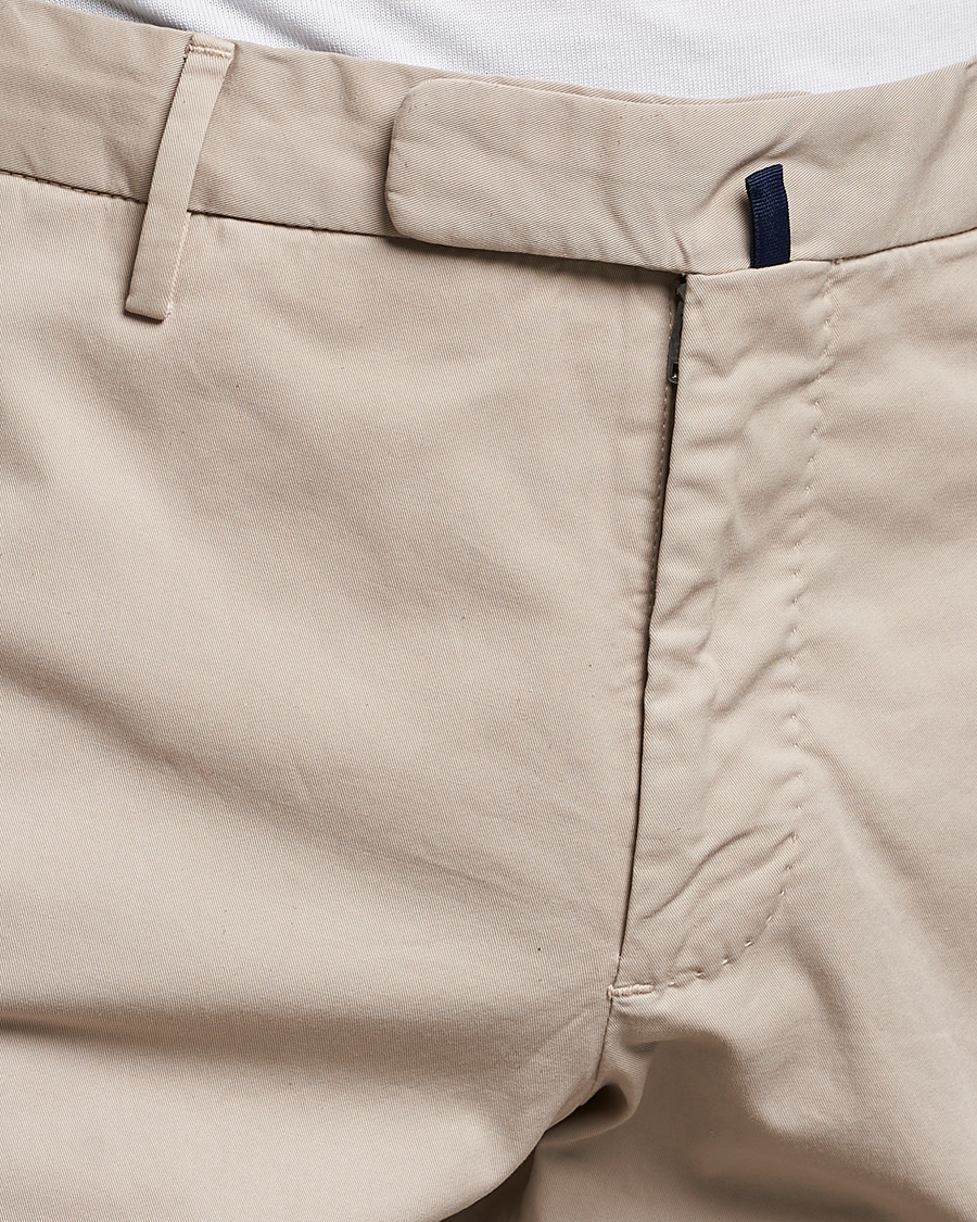 Herre | Bukser | Incotex | Slim Fit Comfort Chinos Light Grey