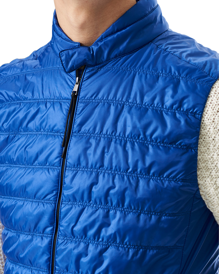 Herre | Jakker | Slowear | Nylon Padded Gilet Royal Blue