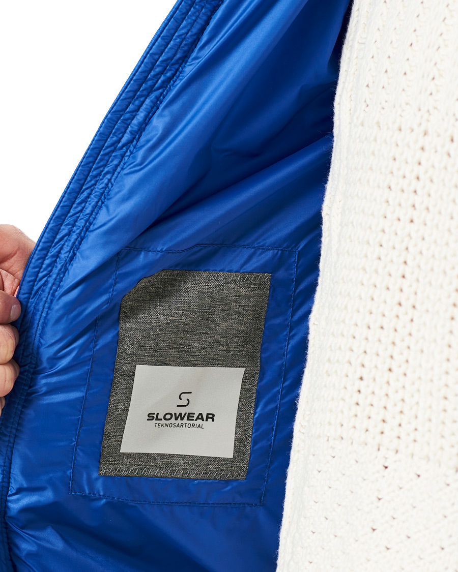Herre | Jakker | Slowear | Nylon Padded Gilet Royal Blue