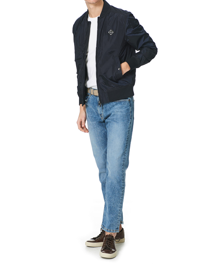 Herre | Jakker | J.Lindeberg | Thom Bomber Jacket Navy