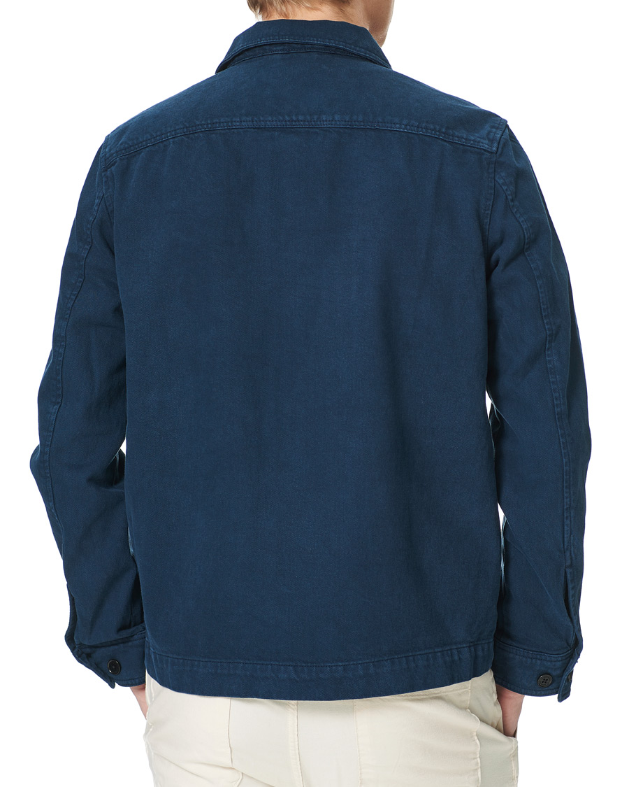 Herre | Skjorter | J.Lindeberg | Lando Twill Work Overshirt Navy