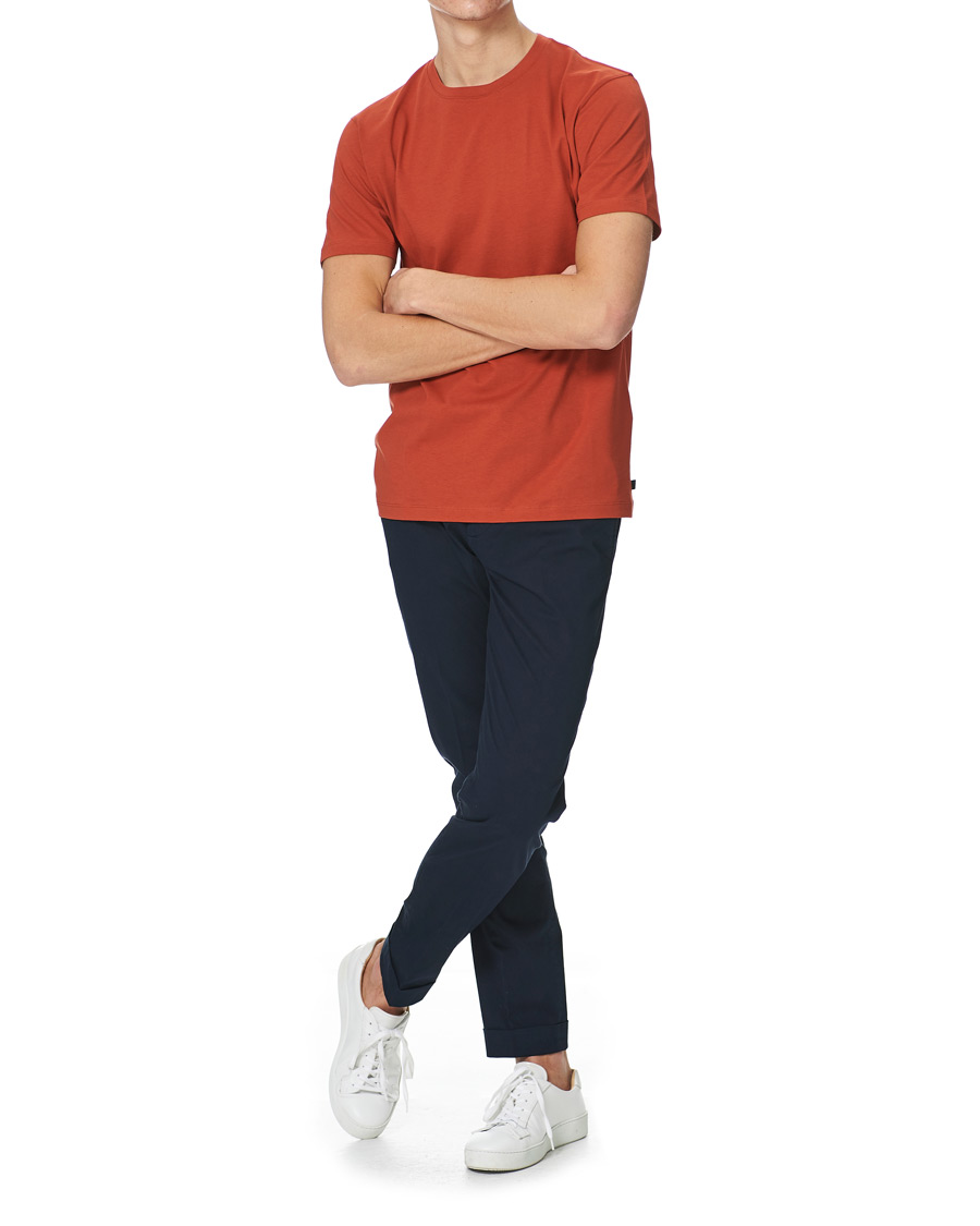 Herre | T-Shirts | J.Lindeberg | Sid Basic Tee Ketchup
