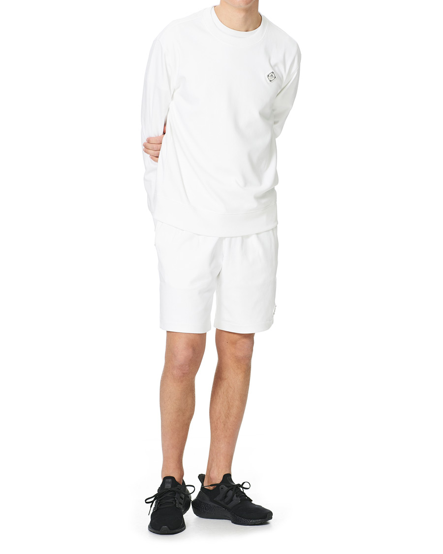 Herre | Trøjer | J.Lindeberg | Ivar Interlock Logo Sweatshirt White