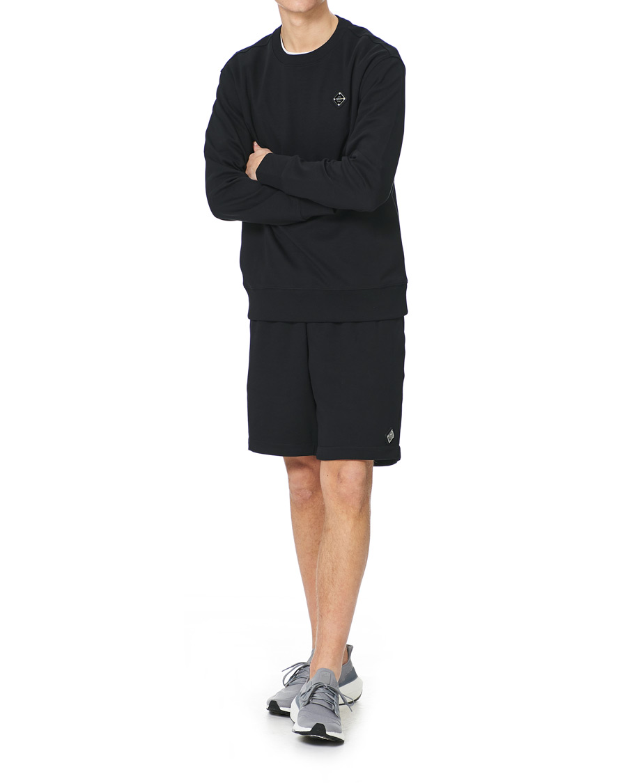 Herre | Shorts | J.Lindeberg | Ivar Interlock Logo Sweat Shorts Black