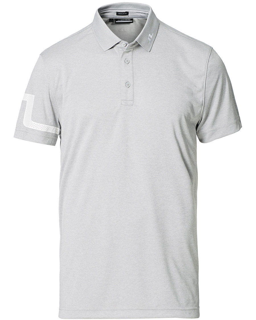 Herre | Polotrøjer | J.Lindeberg | Heath Regular Fit Golf Polo Micro Chip Melange