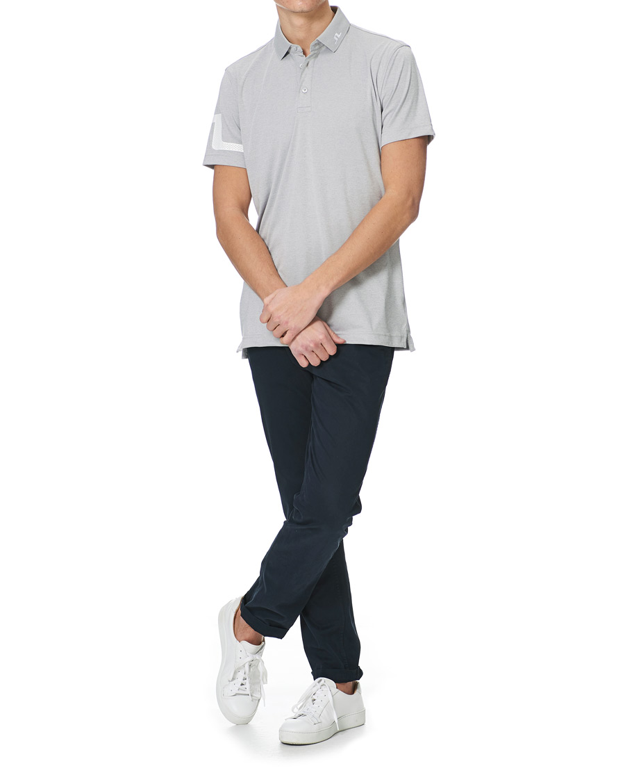 Herre | Polotrøjer | J.Lindeberg | Heath Regular Fit Golf Polo Micro Chip Melange