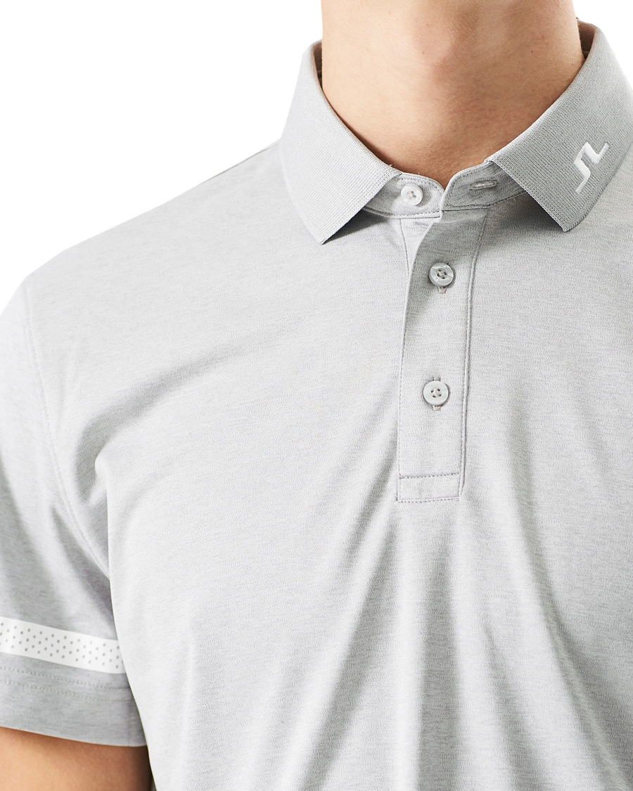 Herre | Polotrøjer | J.Lindeberg | Heath Regular Fit Golf Polo Micro Chip Melange