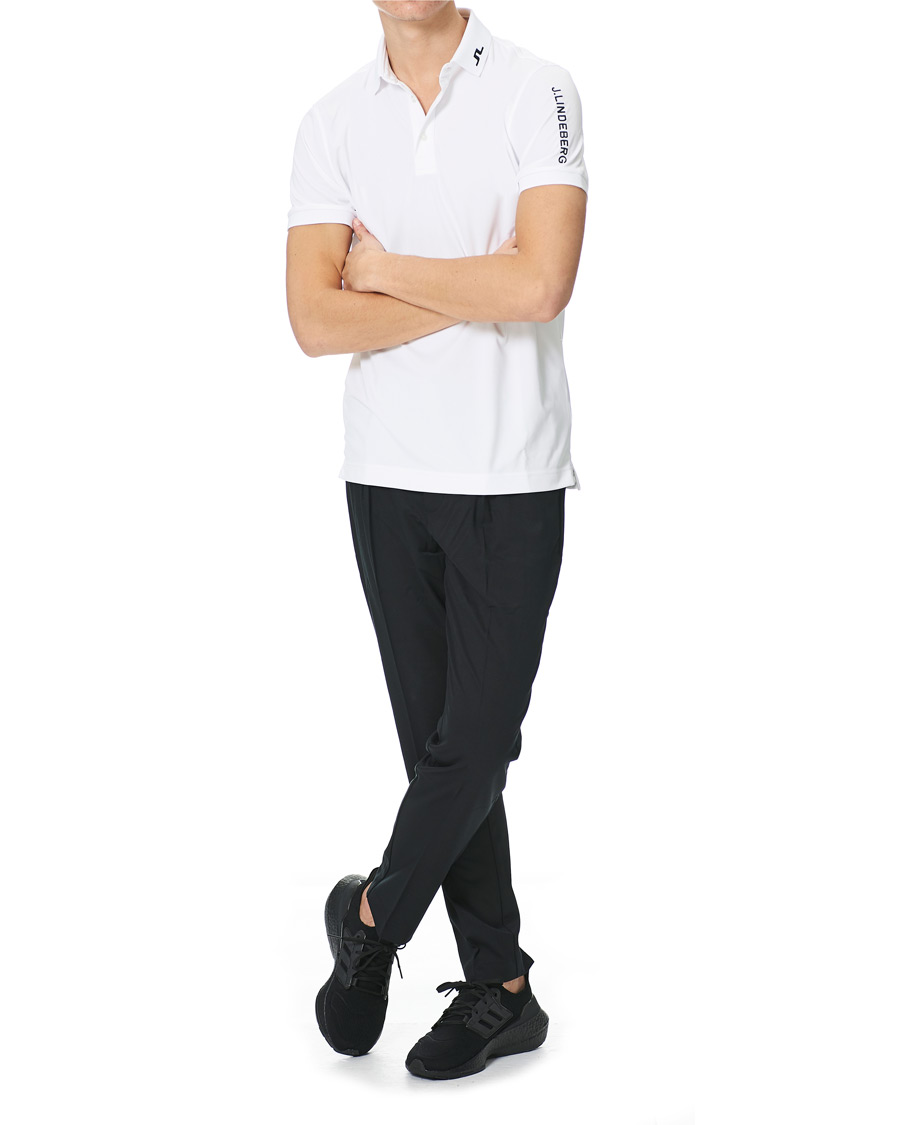 Herre | Polotrøjer | J.Lindeberg | Tour Tech Slim Fit Golf Polo White