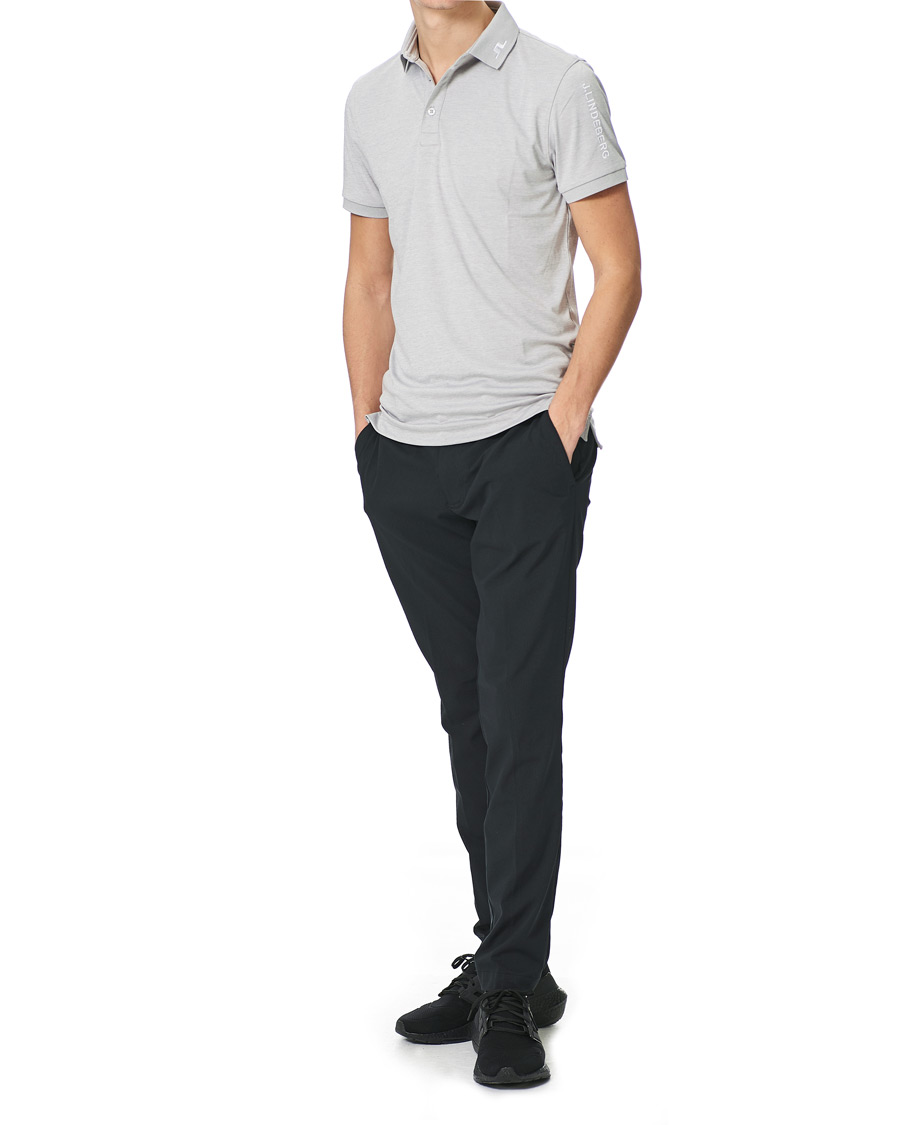 Herre | Polotrøjer | J.Lindeberg | Tour Tech Slim Fit Golf Polo Micro Chip Melange