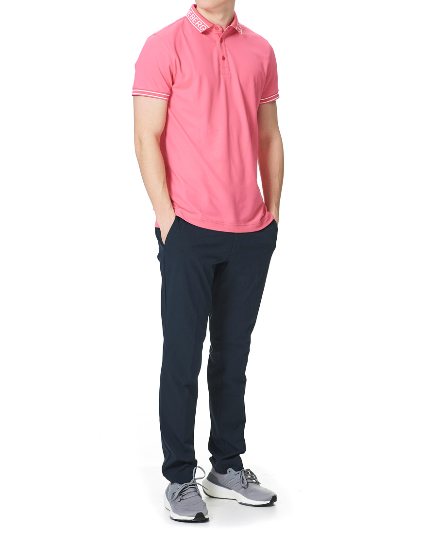 Herre | Polotrøjer | J.Lindeberg | Austin Regular Golf Polo Hot Pink