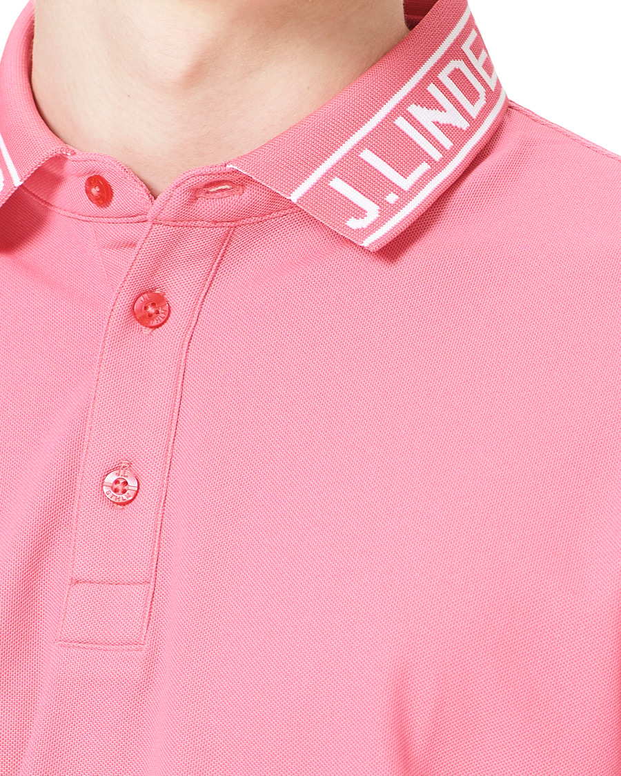 Herre | Polotrøjer | J.Lindeberg | Austin Regular Golf Polo Hot Pink