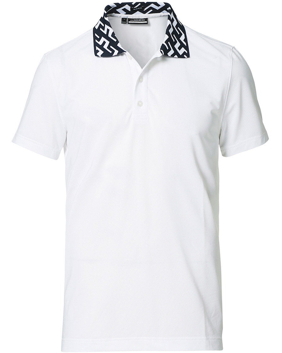 Herre | Polotrøjer | J.Lindeberg | Karter Regular Fit Golf Polo White