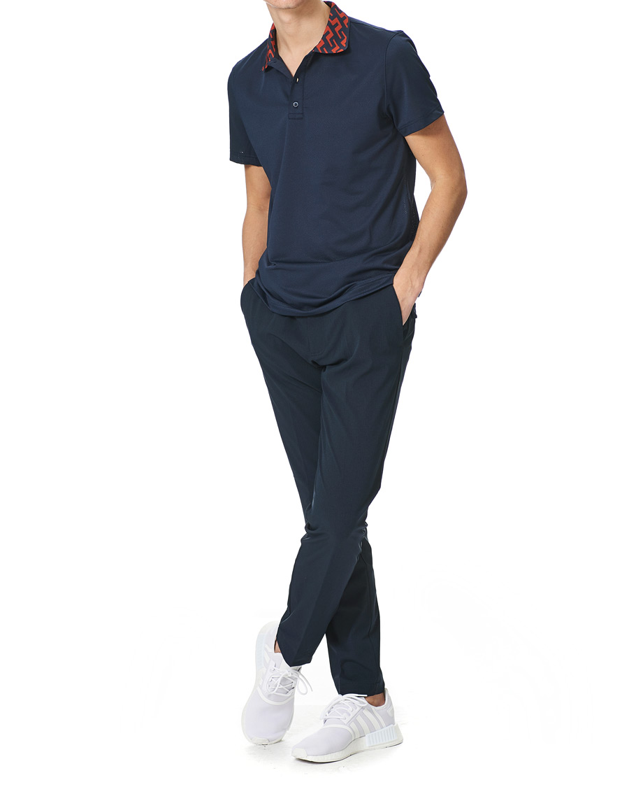 Herre | Polotrøjer | J.Lindeberg | Karter Regular Fit Golf Polo Navy Melange