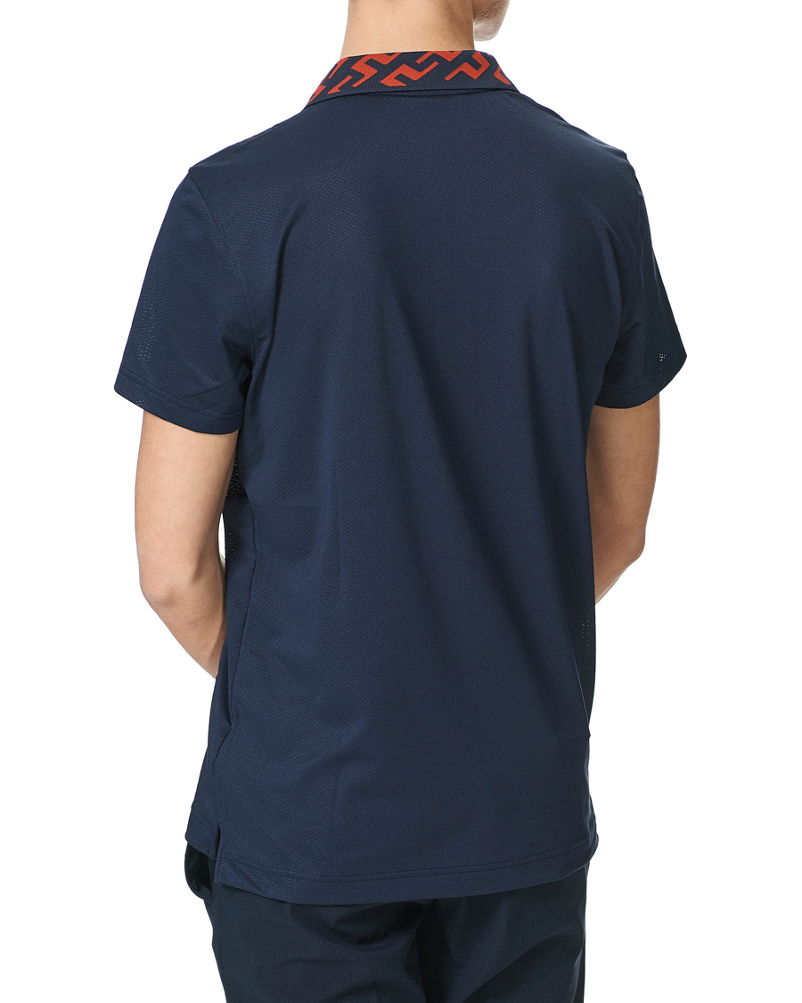 Herre | Polotrøjer | J.Lindeberg | Karter Regular Fit Golf Polo Navy Melange