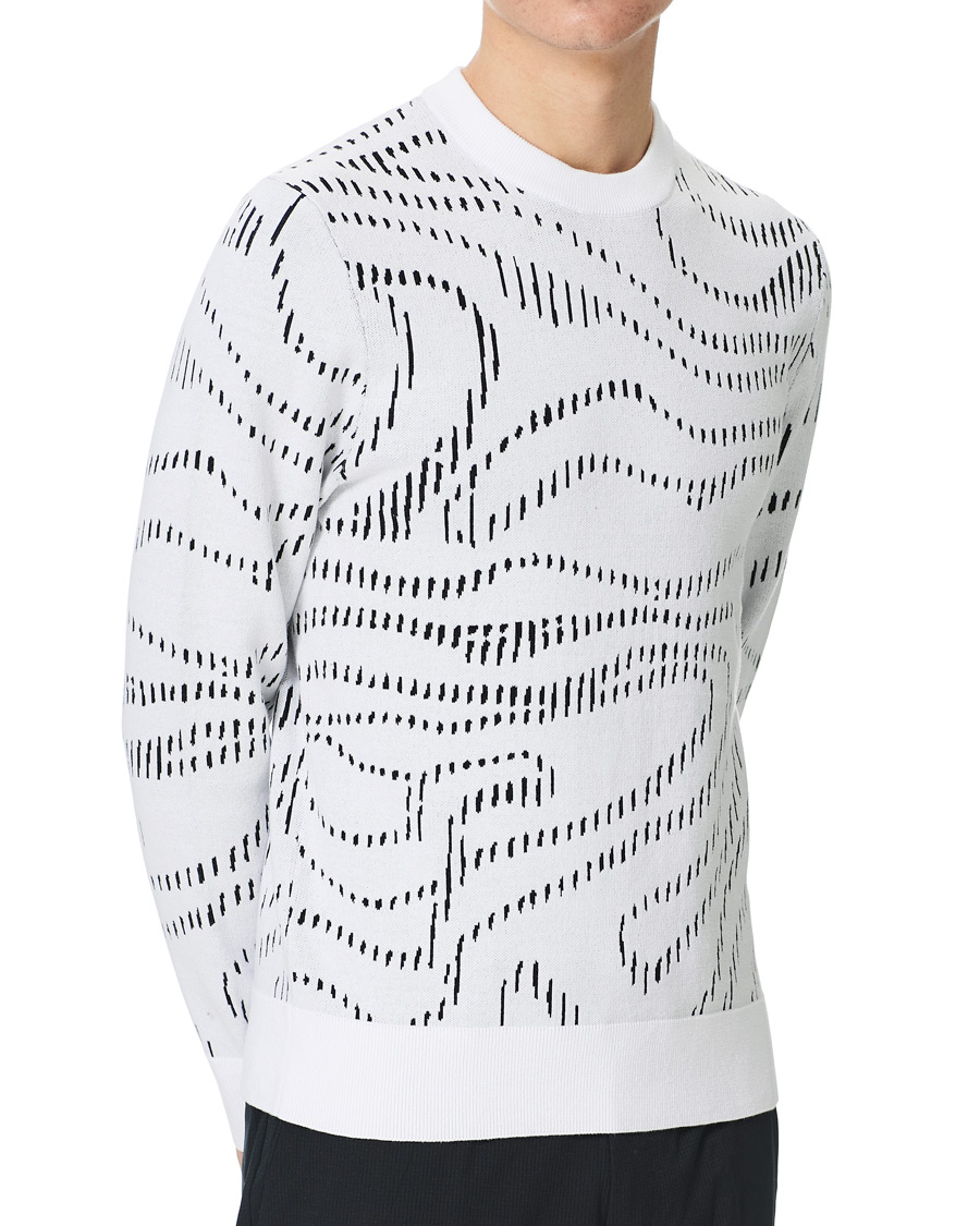 Herre | Trøjer | J.Lindeberg | Cyrus Golf Knit Sweater White Spiral Camo
