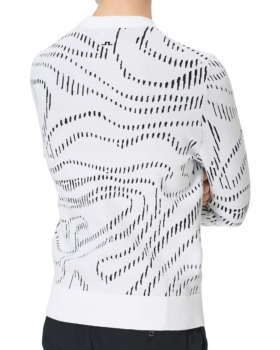 Herre | Trøjer | J.Lindeberg | Cyrus Golf Knit Sweater White Spiral Camo