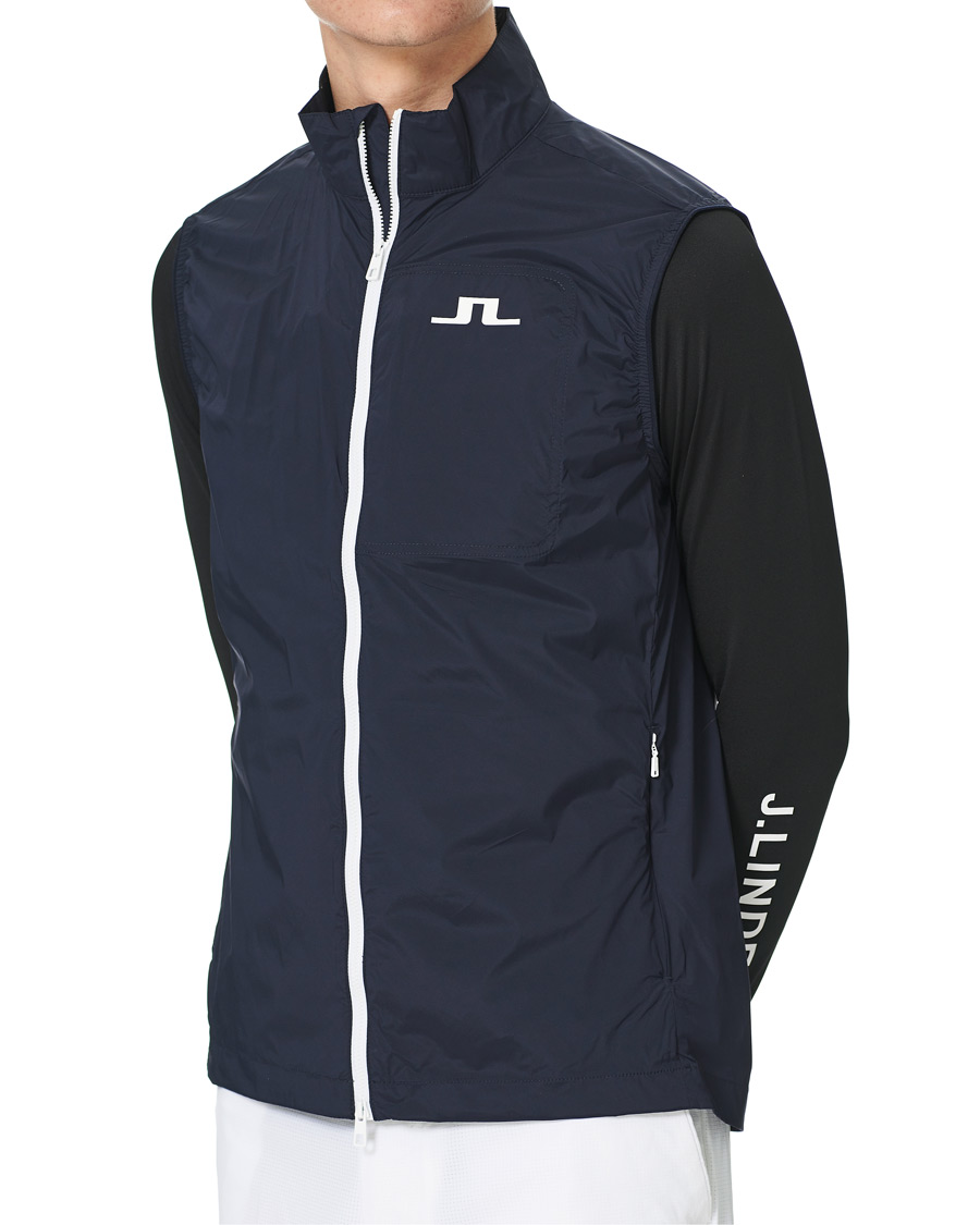 Herre | Trøjer | J.Lindeberg | Ash Light Packable Golf Vest JL Navy