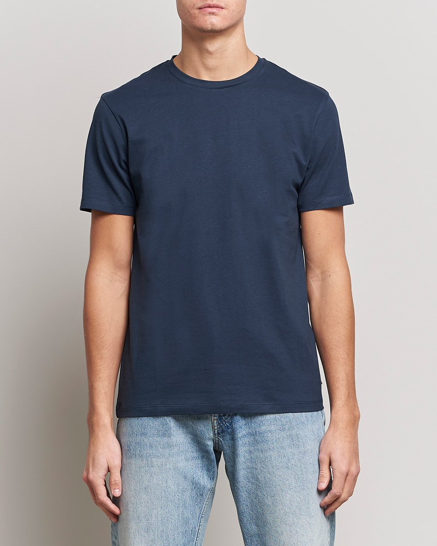 Herr |  | J.Lindeberg | Sid Cotton Crew Neck Tee Navy