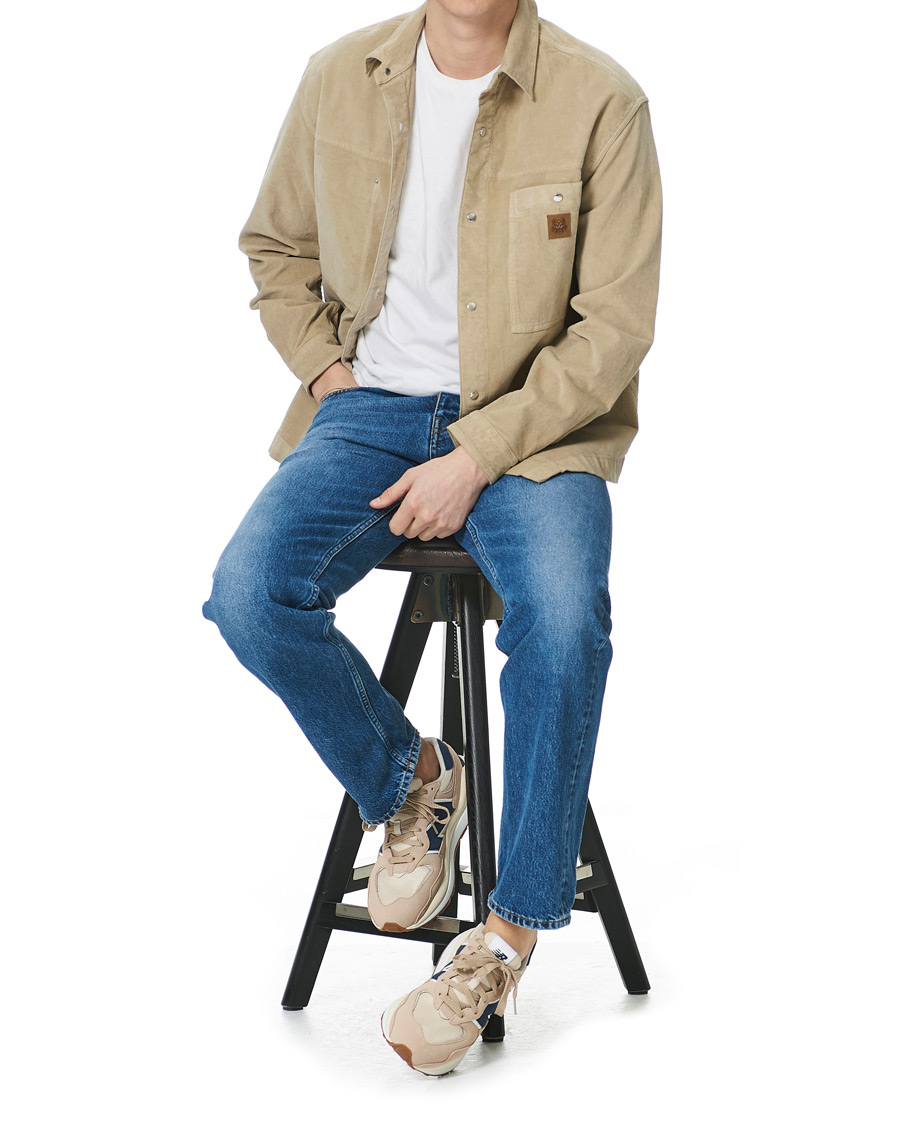 Herre | Skjorter | KENZO | Snap Overshirt Sand