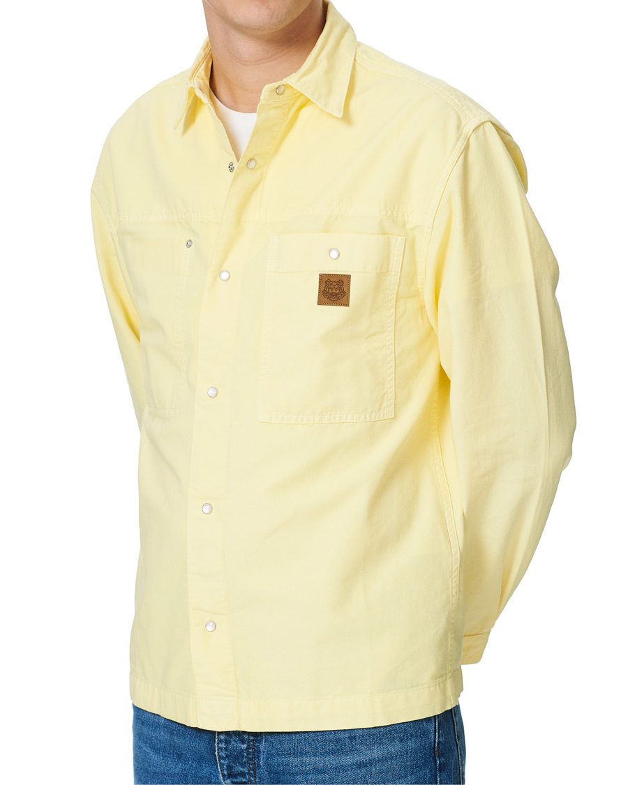 Herre | Skjorter | KENZO | Snap Overshirt Bright Yellow