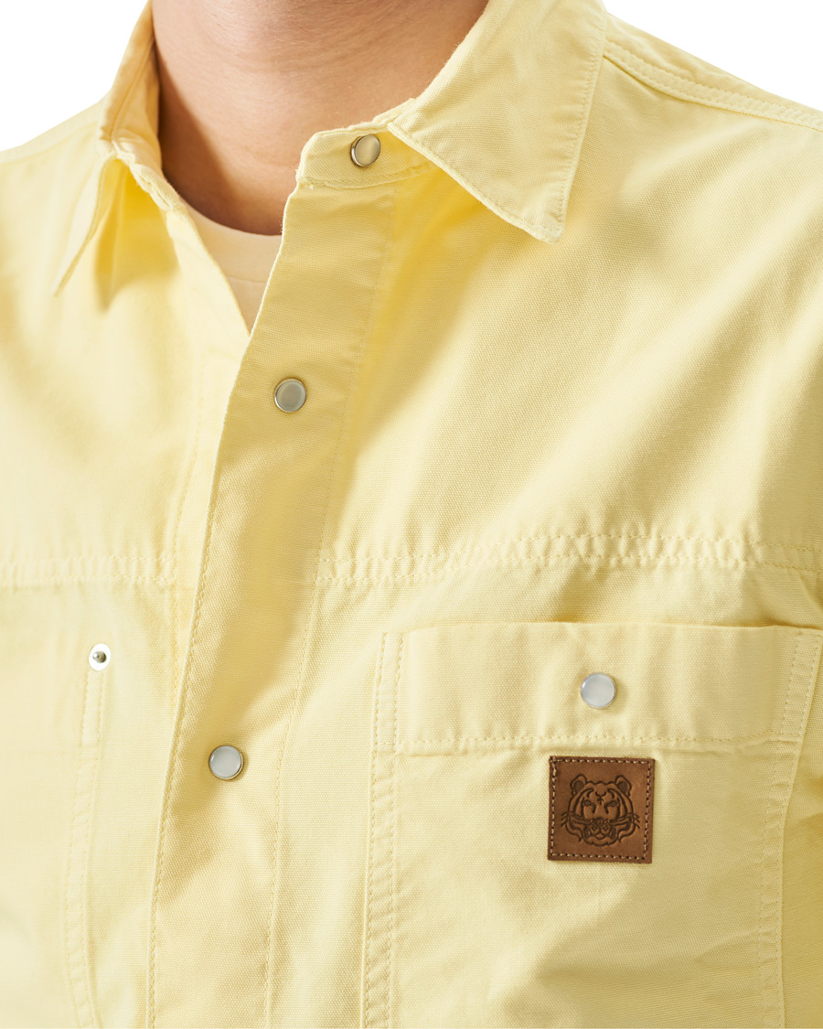 Herre | Skjorter | KENZO | Snap Overshirt Bright Yellow