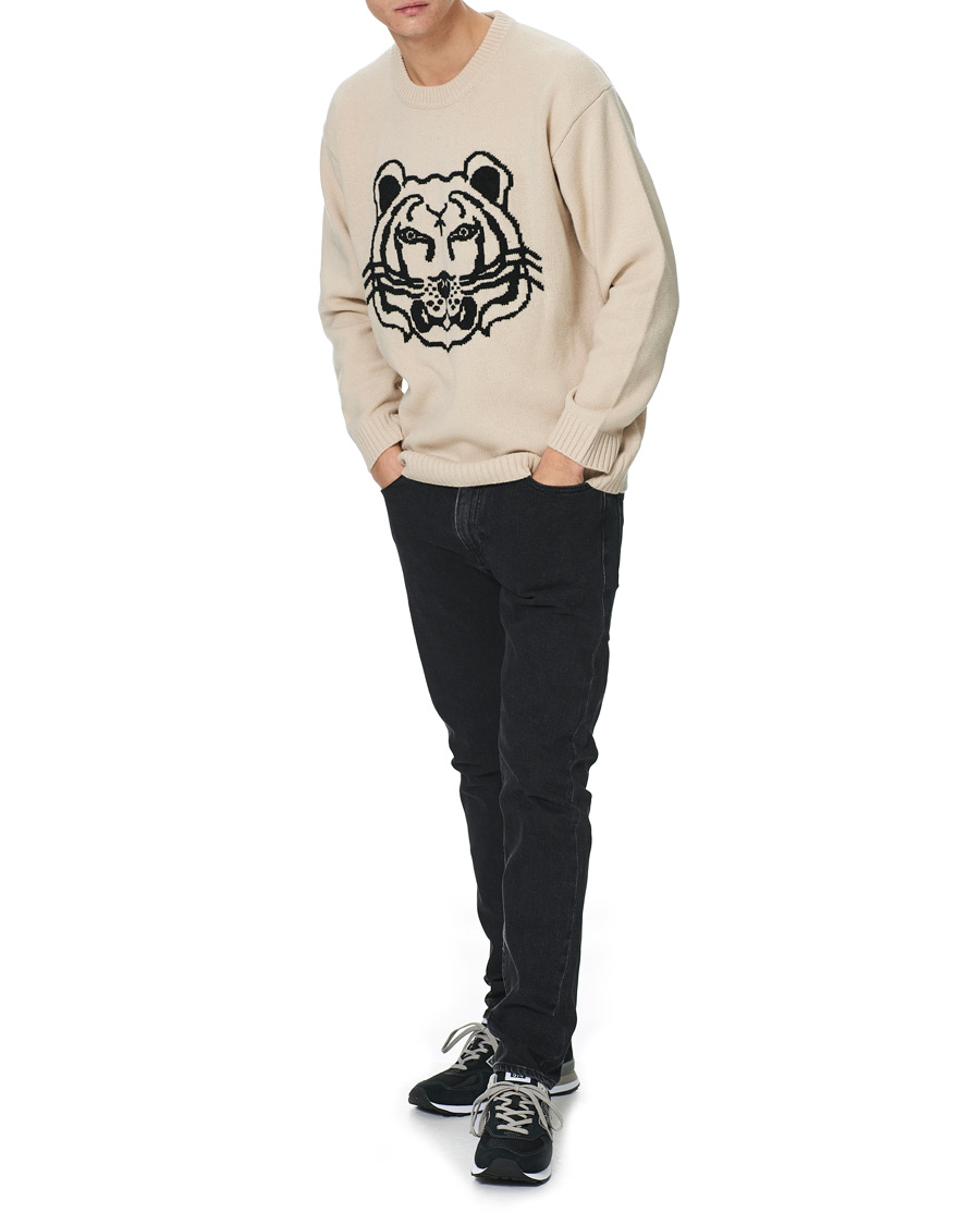 Herre | Trøjer | KENZO | Tiger Reversible Jumper Sand