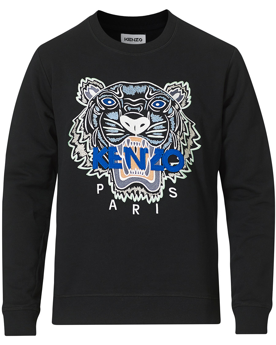 Herre | Trøjer | KENZO | Tiger Crew Neck Sweatshirt Black