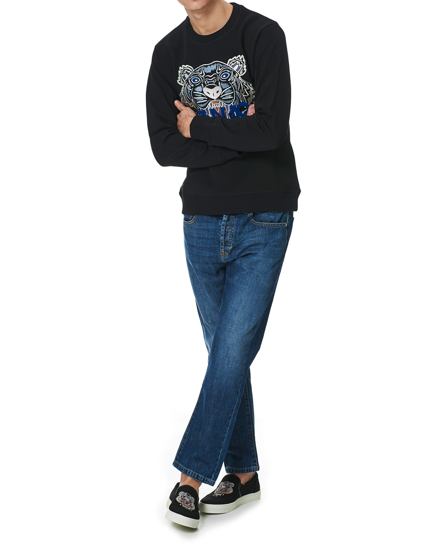Herre | Trøjer | KENZO | Tiger Crew Neck Sweatshirt Black