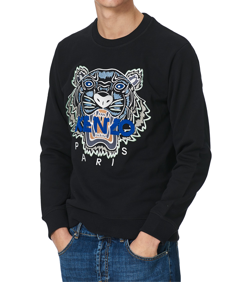 Herre | Trøjer | KENZO | Tiger Crew Neck Sweatshirt Black