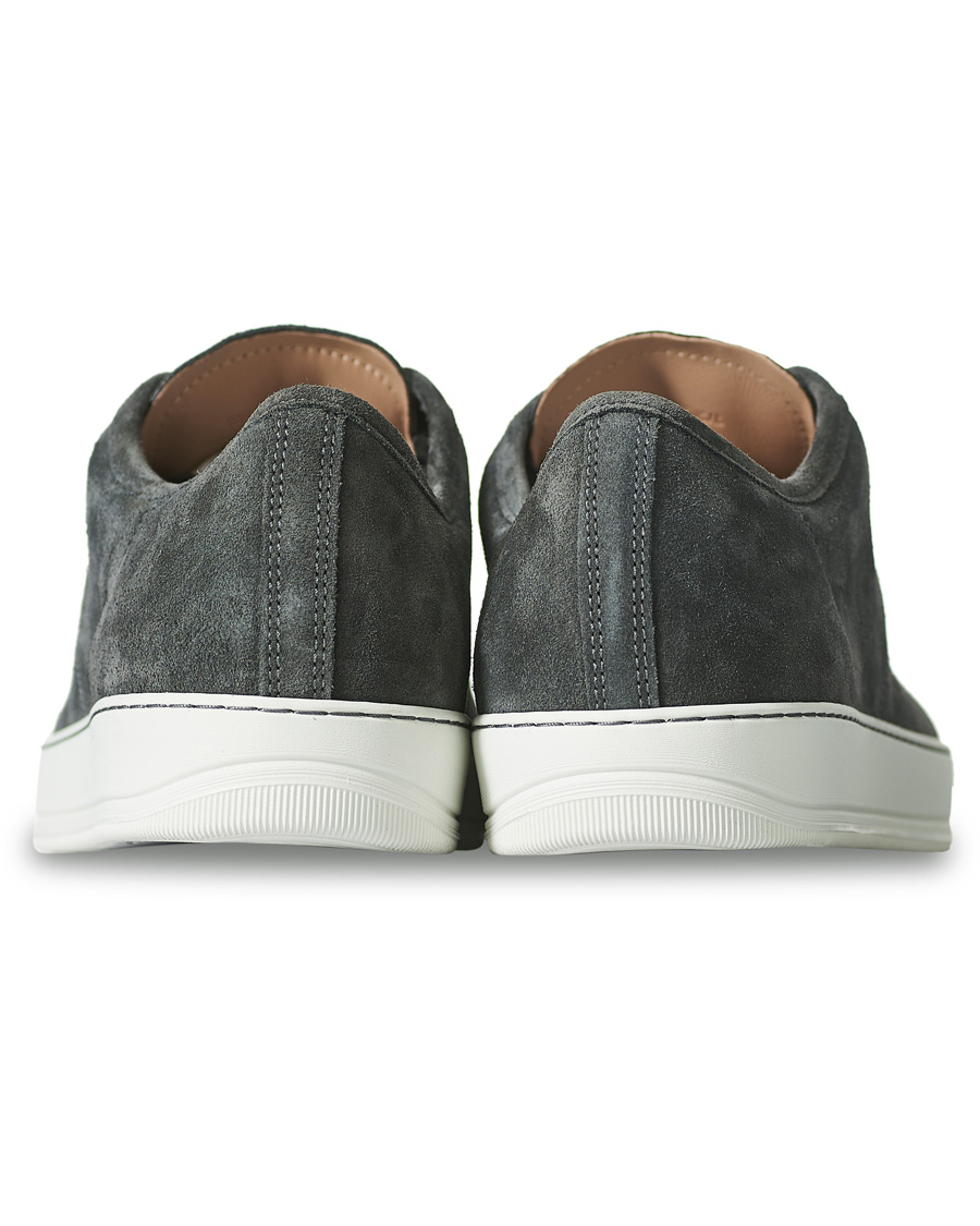 Herre | Lanvin Croc Cap Toe Sneaker Dark Grey | Lanvin | Croc Cap Toe Sneaker Dark Grey