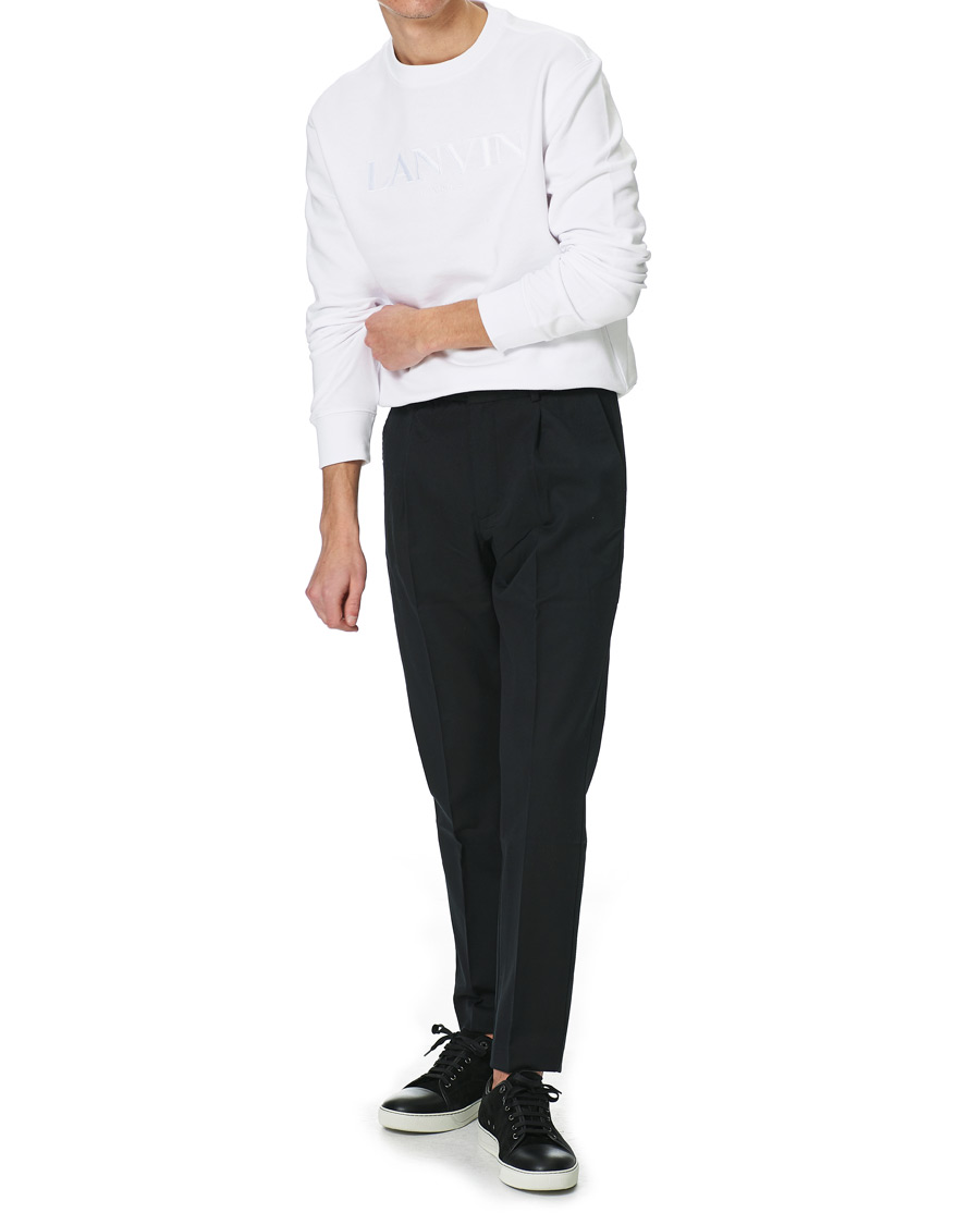 Herre | Trøjer | Lanvin | Embroidered Logo Sweatshirt White