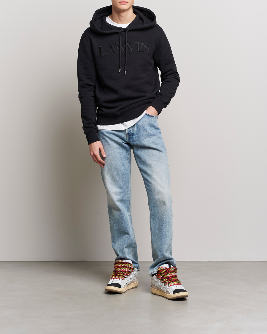 Herre | Trøjer | Lanvin | Curb Logo Hoodie Black