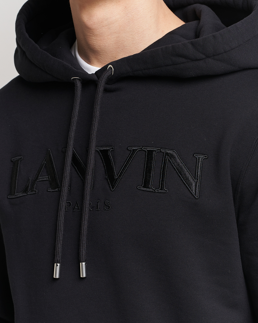 Herre | Trøjer | Lanvin | Curb Logo Hoodie Black