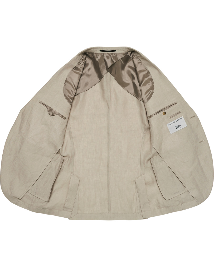 Herre | Blazere & jakker | Tiger of Sweden | Jamonte Linen Blazer Dove Grey