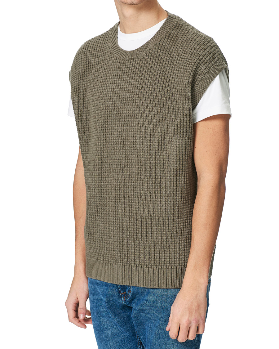Herre | Trøjer | Tiger of Sweden | Clemente Knitted Vest Light Khaki