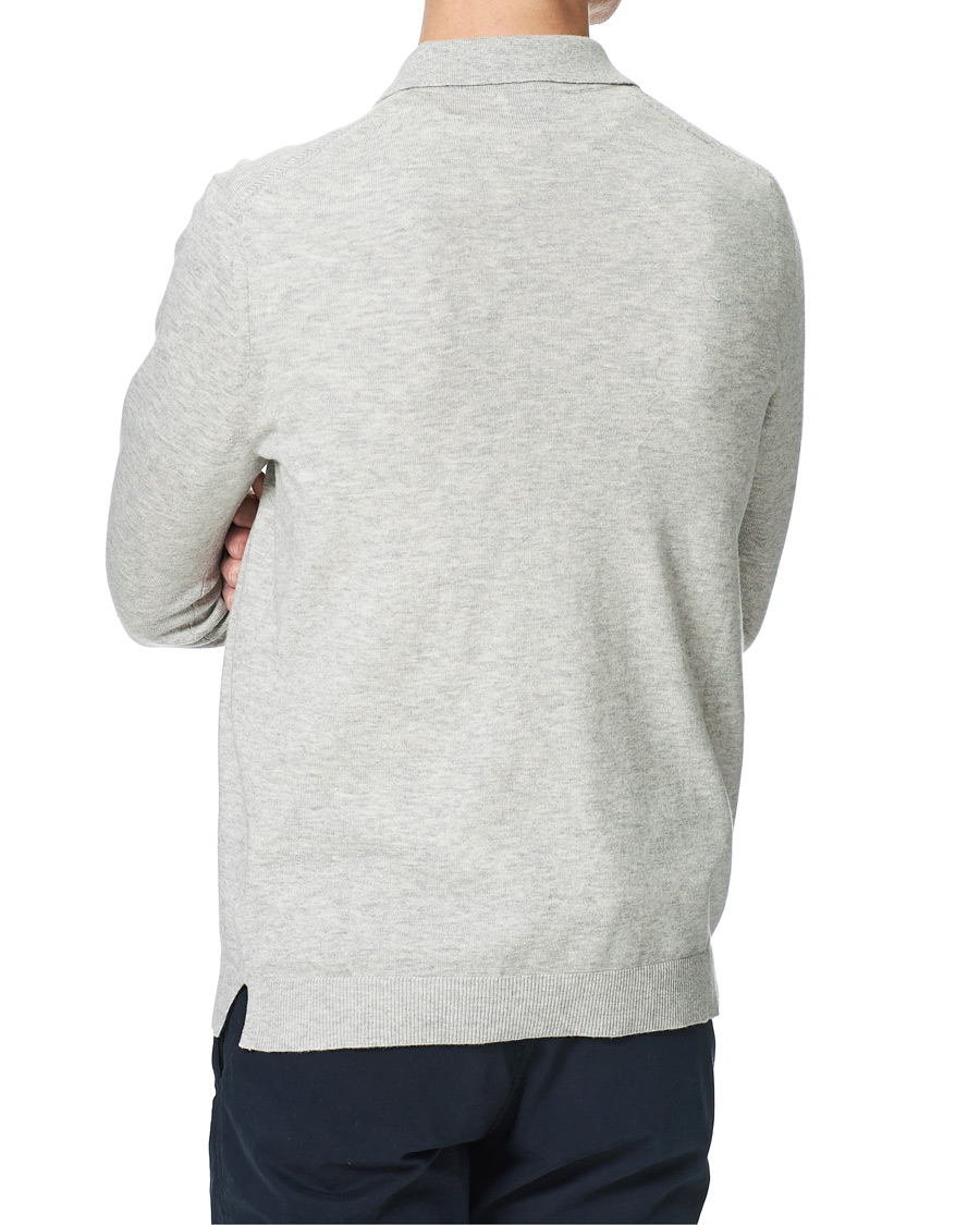 Herre | Trøjer | Tiger of Sweden | Orbit Merino Wool Half Zip Med Grey Mel