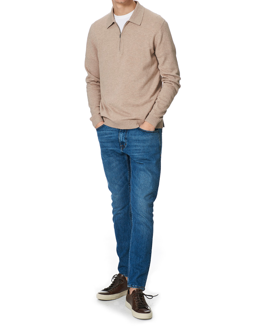 Herre | Jeans | Tiger of Sweden | Pistolero Stretch Cotton Jeans Royal Blue